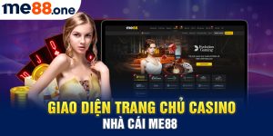 Giao diện trang chủ casino nhà cái Me88 bắt mắt